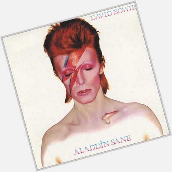 Happy 68th birthday to the legendary David Bowie! Nine No.1 albums spanning over 4 decades - a true innovator 