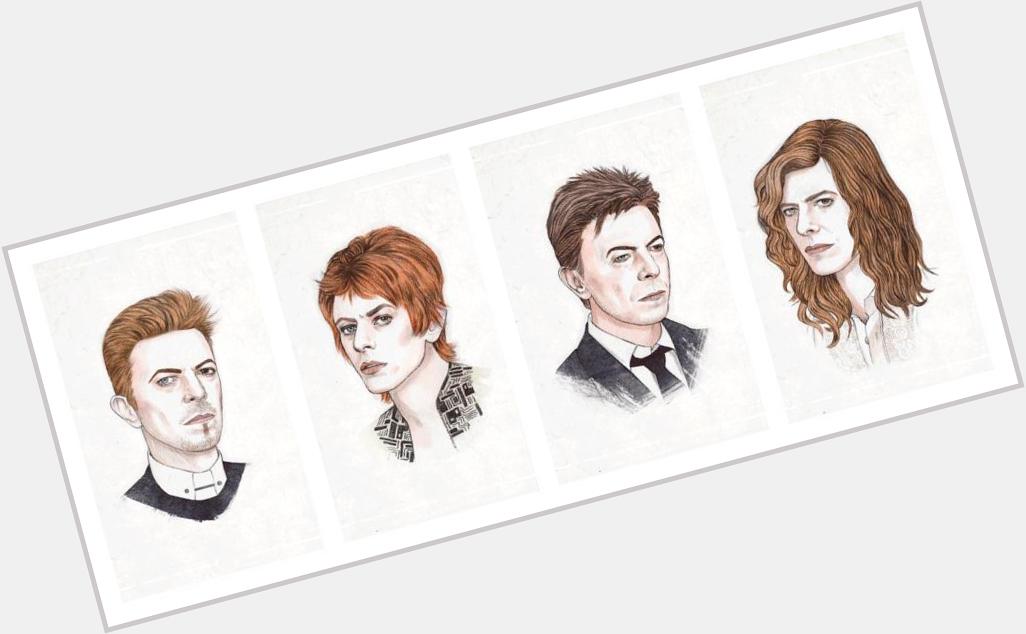 1964\ten 2014\e David Bowie ve saç modelleri, son 50 y ldaki kültürel de i imi de yans t yor:  
