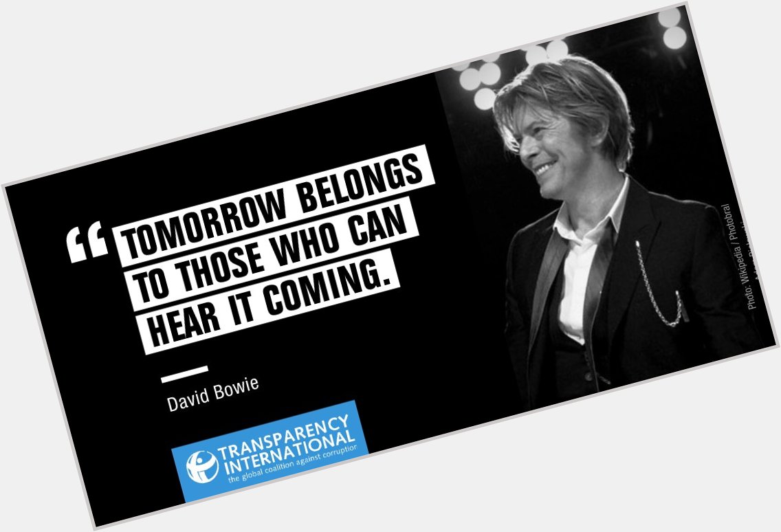 Happy bday David Bowie who was born today in 1947. We can be (anti-corruption) heroes        