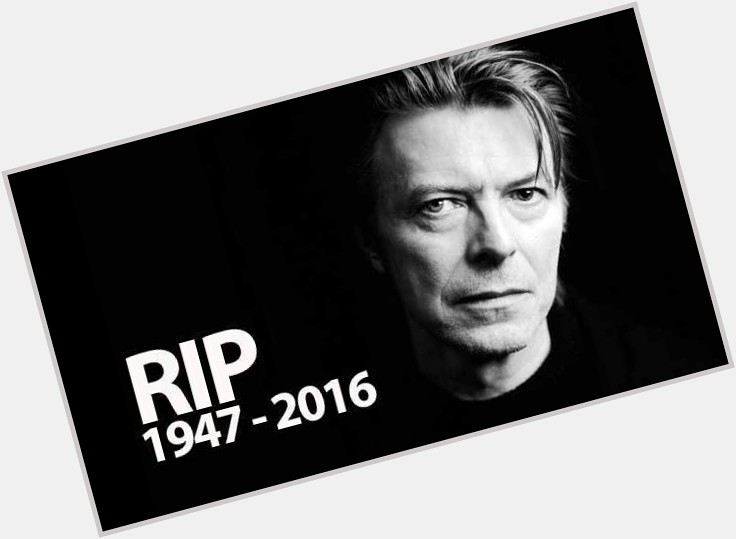 Happy Birthday David Bowie.  Still miss you. 