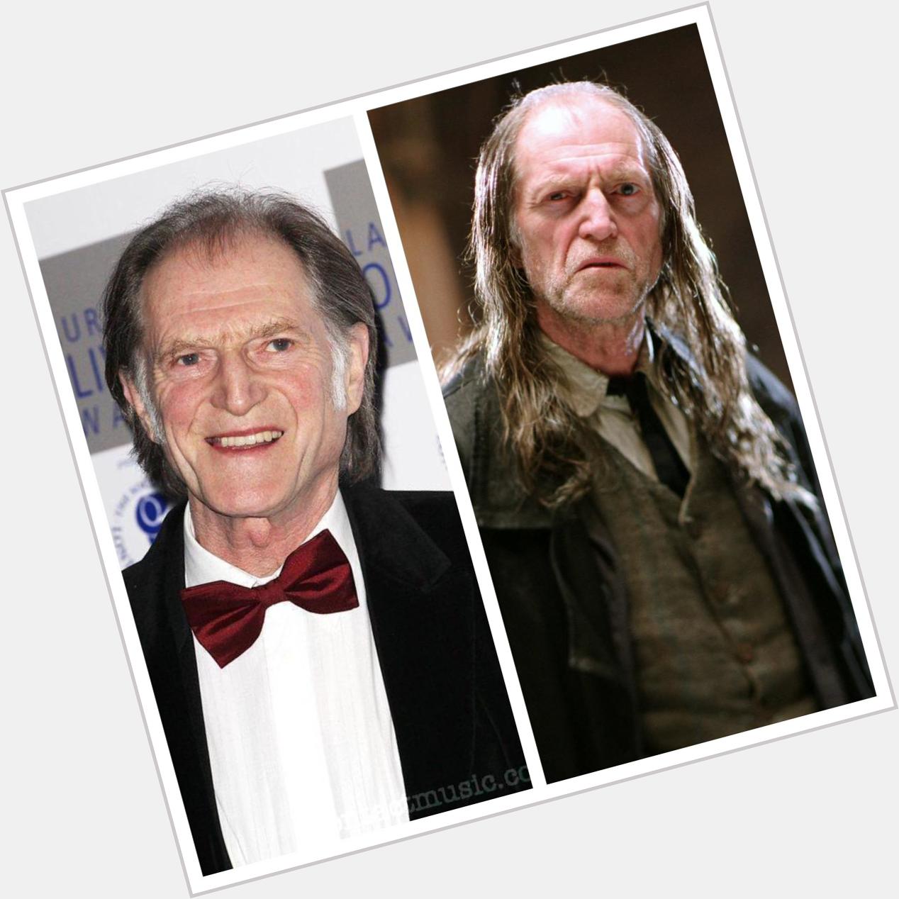 April 17: Happy Birthday, David Bradley! He played Argus Filch in the films. 