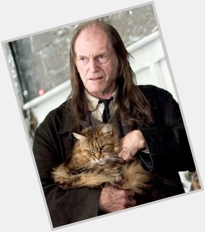 Happy 76th Birthday David Bradley! He portrayed Argus Filch, the Hogwarts Care-Taker! 