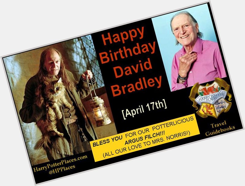 Happy Birthday to David Bradley! 