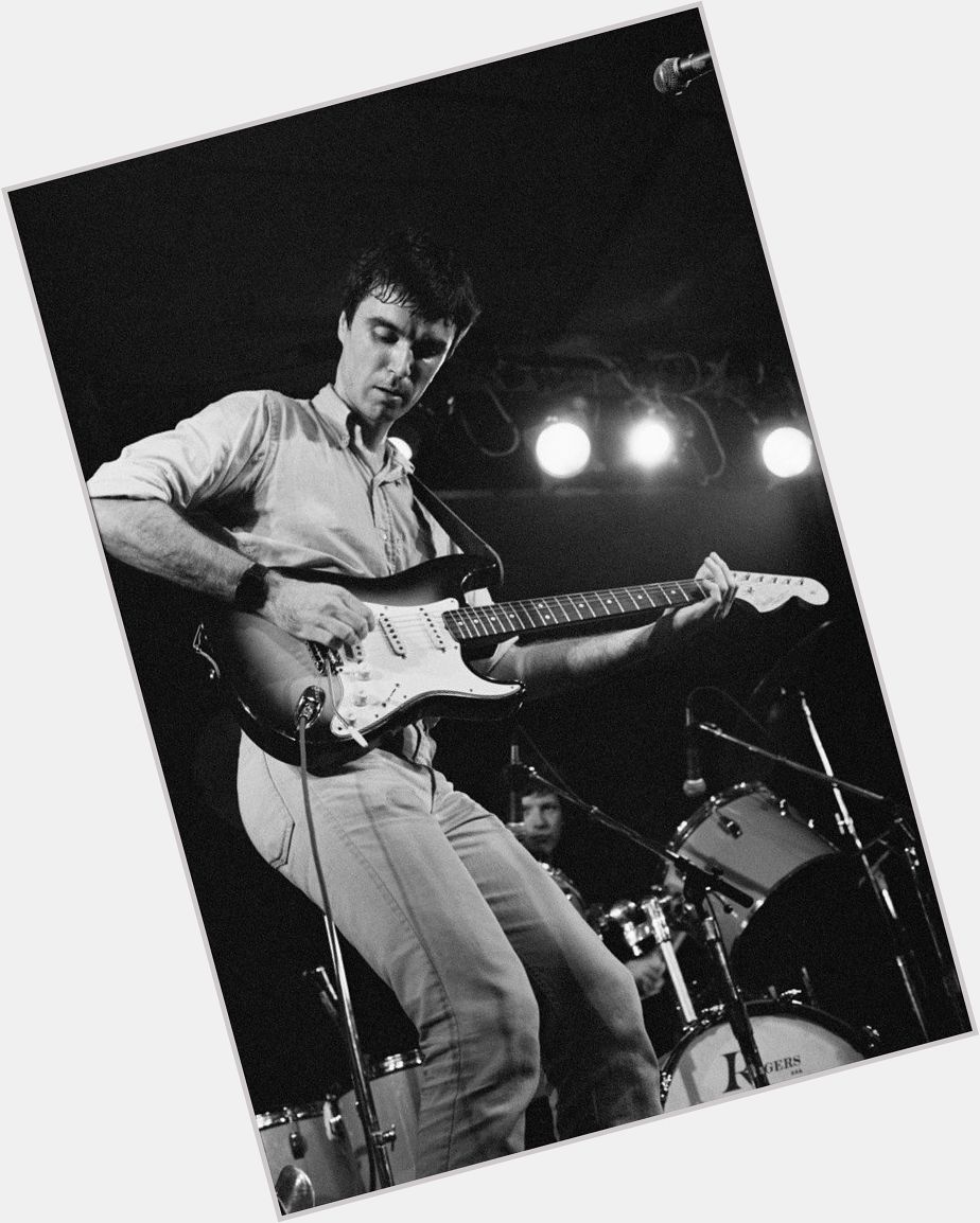 Happy birthday to David Byrne. Photo by Gary Gershoff, 1978. 