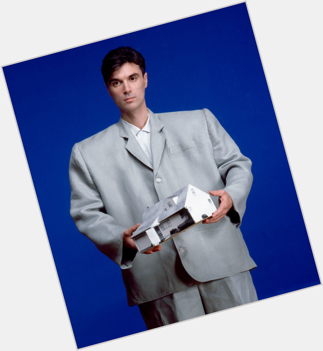This is what we call a birthday suit.

Happy 70th Birthday, David Byrne! 