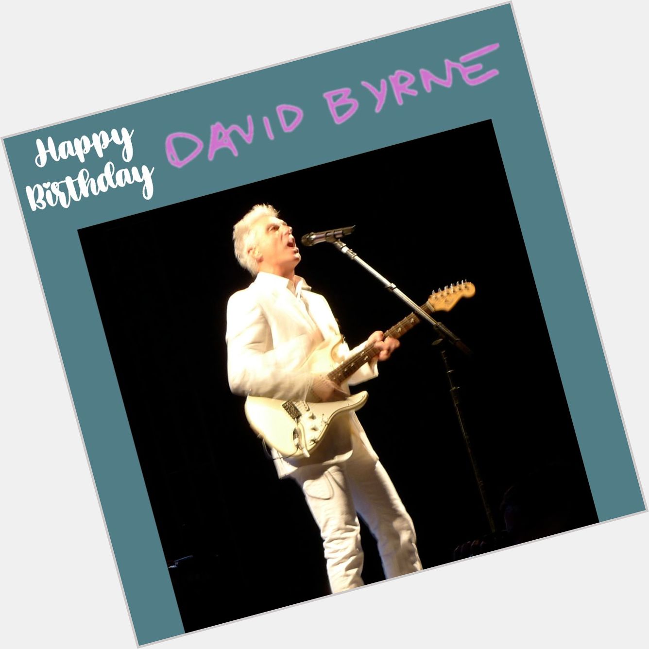Happy Birthday David Byrne! 