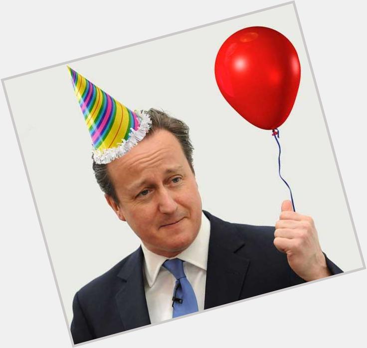 Happy 48th birthday David Cameron! 