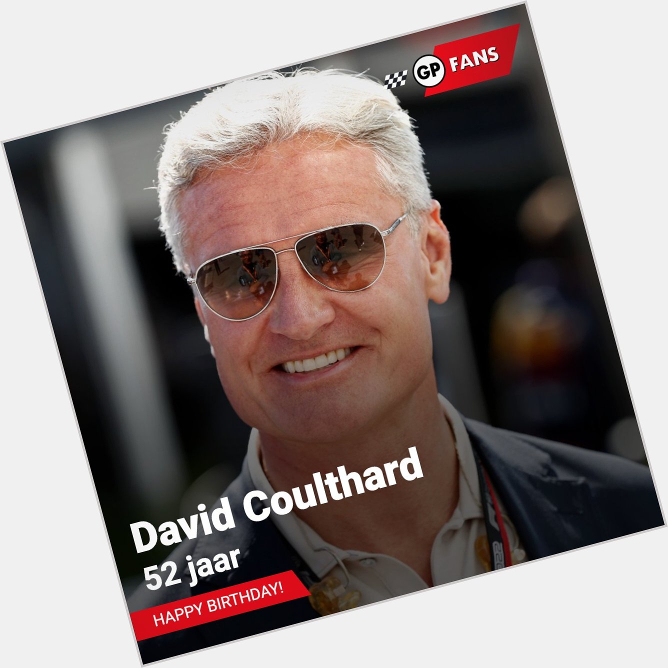 David Coulthard viert vandaag zijn 52ste verjaardag. Happy birthday    
