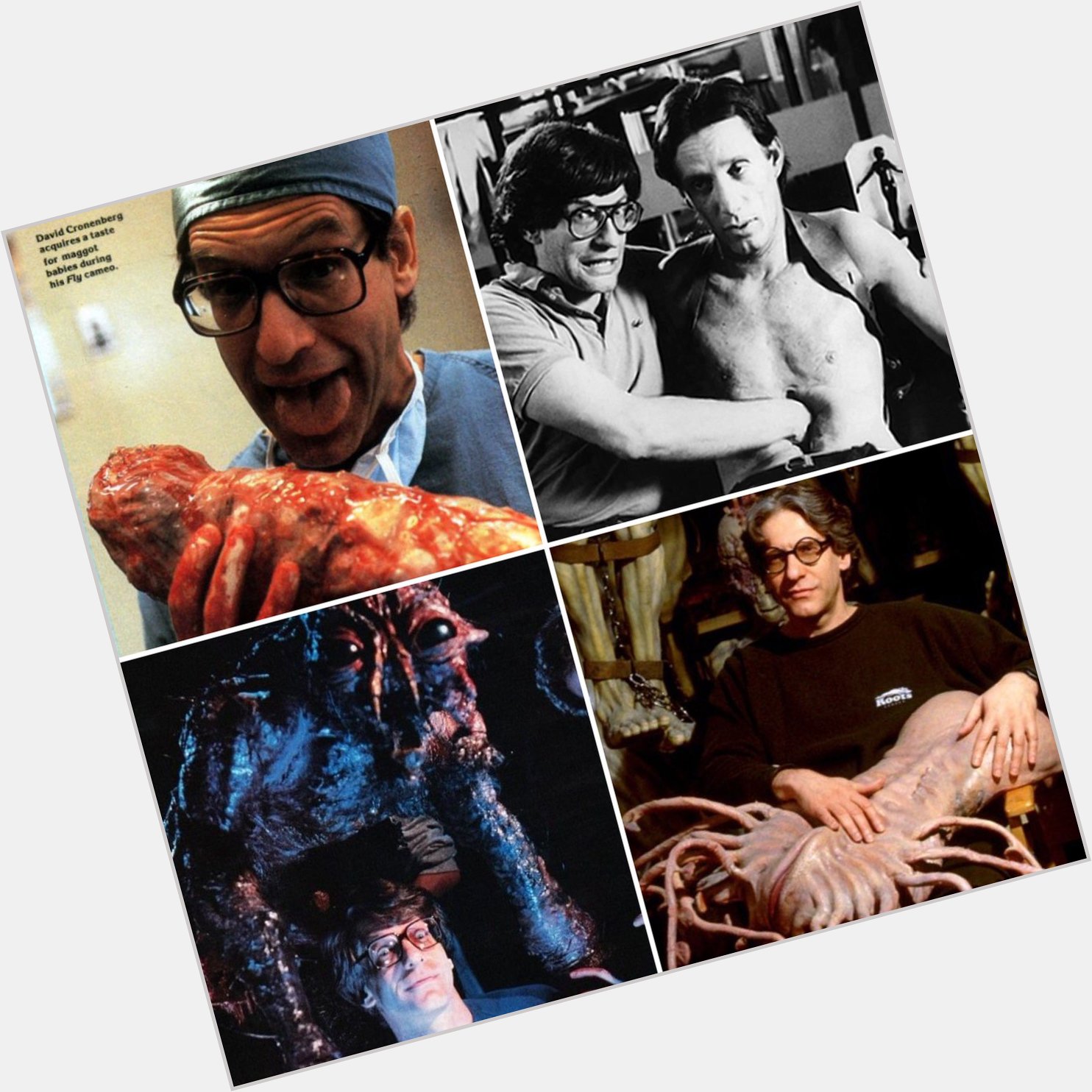 Happy 74th birthday to one of the most brilliant weirdos to ever walk this planet, the amazing David Cronenberg! 