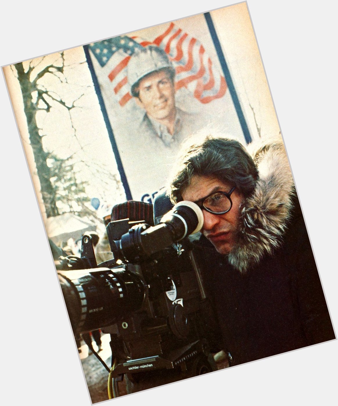 Happy 74th birthday to the great David Cronenberg, seen here on the set of \The Dead Zone\ (1983). 