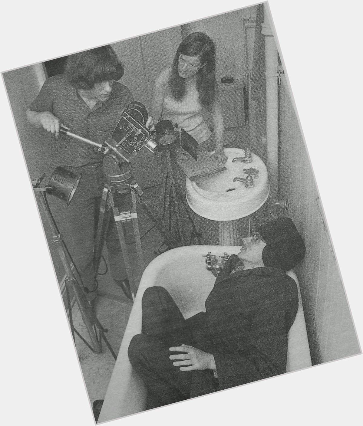 Happy Birthday DAVID CRONENBERG! Seen here directing his first short film in 1967, FROM THE DRAIN. 
