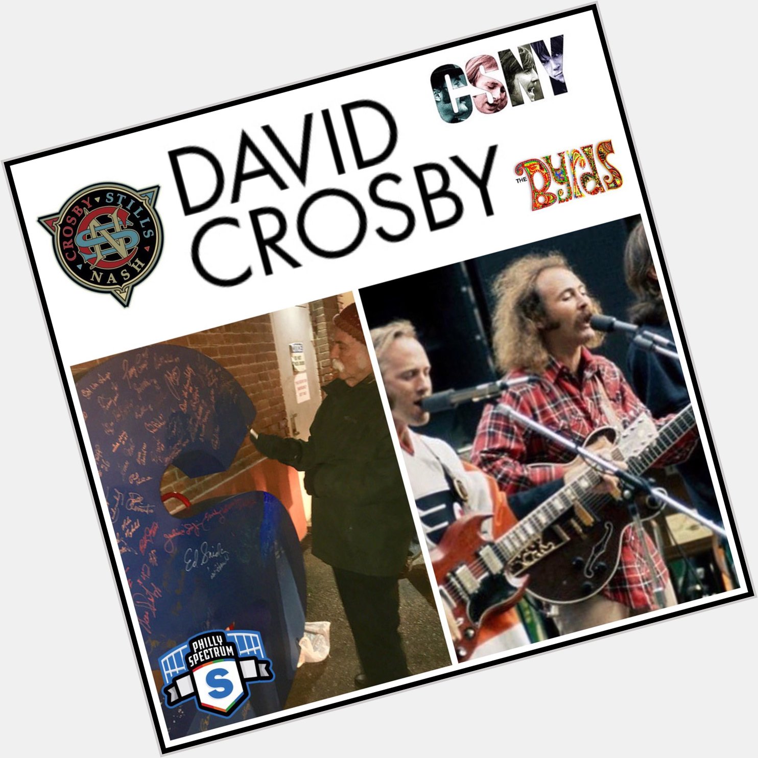 HAPPY BIRTHDAY David Crosby!!!  