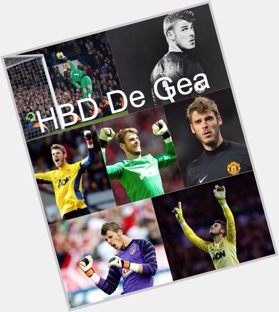  and football fans in general join your hands to wish Happy 24th Birthday Red Devils goalie David De Gea. 