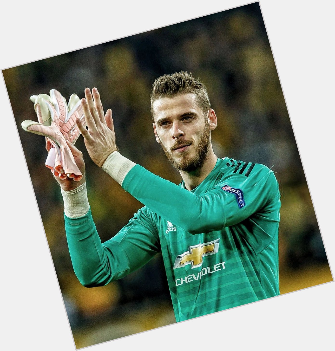 Happy birthday to the best goalkeeper in the world, Manchester United\s David De Gea turns 28 today.  