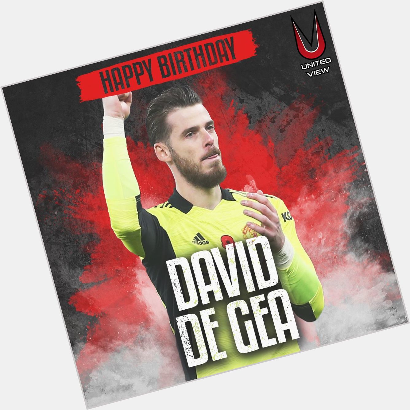 Happy birthday David De Gea!

The Manchester United goalkeeper turns 31 years old today.  