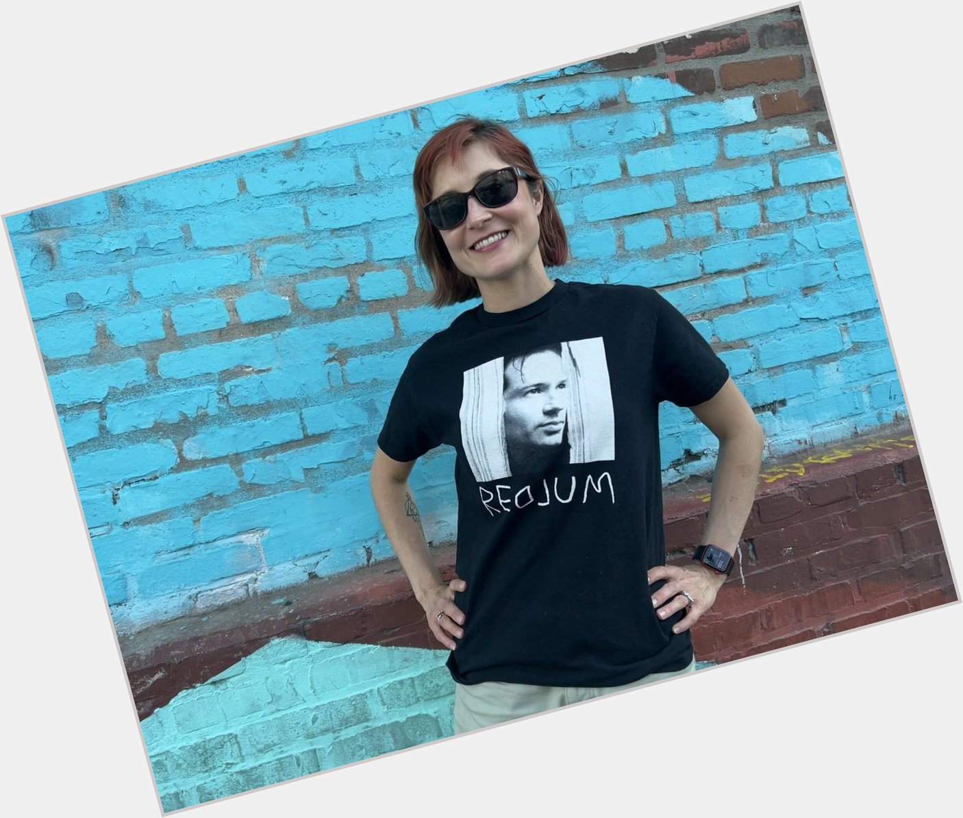 Wearing the new shirt got me in honor of David Duchovny s birthday today! Happy birthday, 