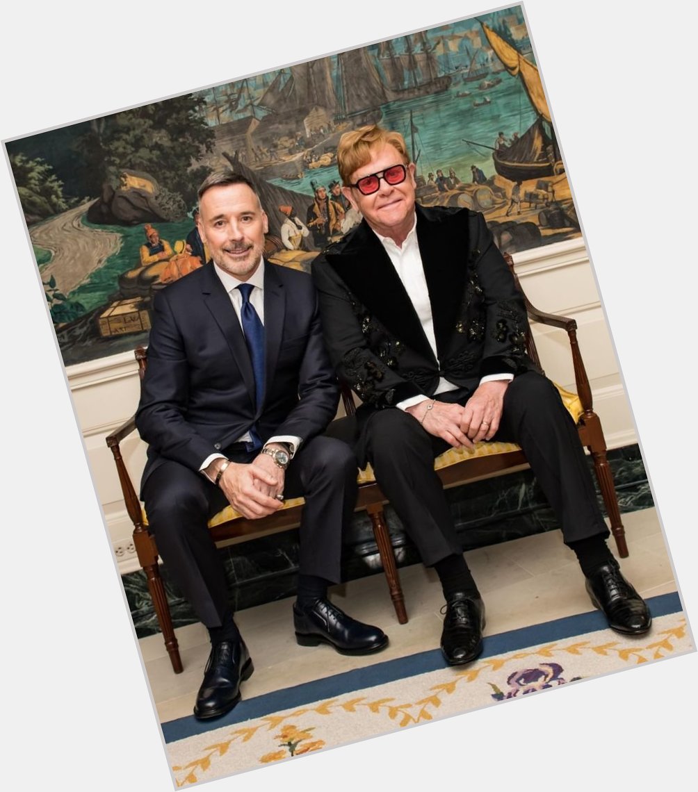 Happy 60th Birthday to my husband, soul mate and brilliant manager.  I could not love you more   David Furnish 