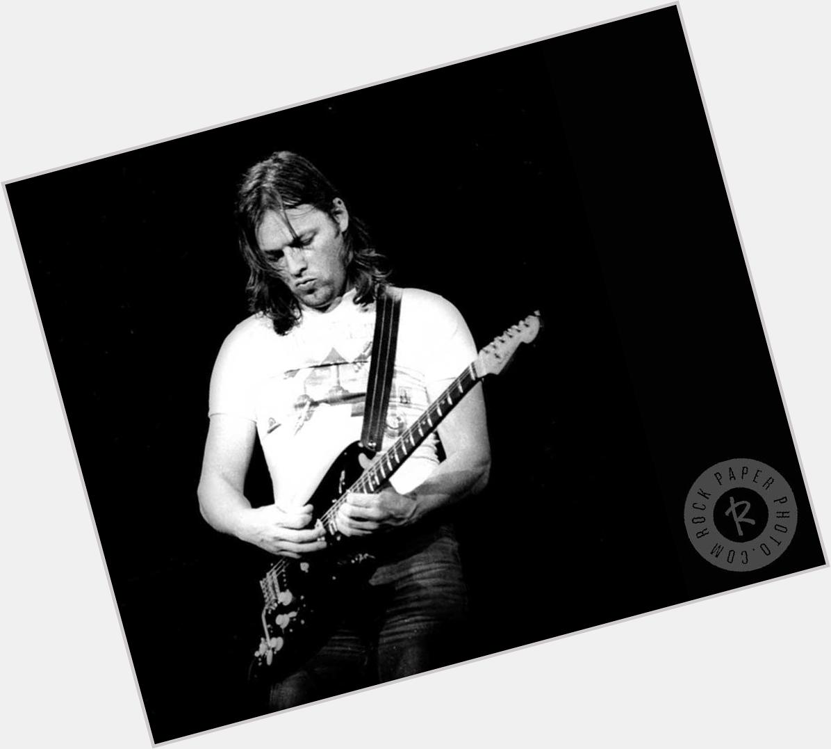 Happy Birthday David Gilmour! Photo by Larry Hulst, courtesy of Gilmour performing in Oakland 1977! 
