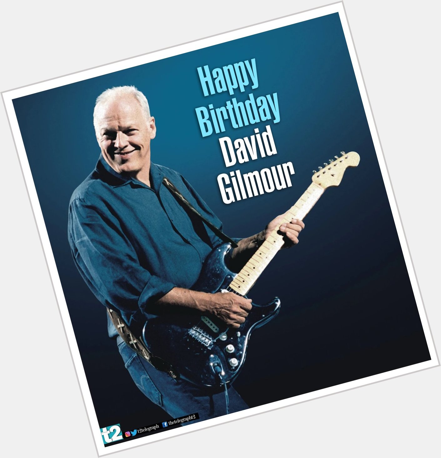 Happy birthday David Gilmour, the man with cutting-edge colossal sounds. 