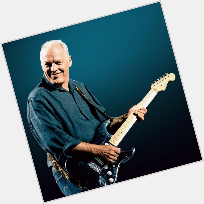 Happy Birthday to the amazing guitar legend, David Gilmour!!        