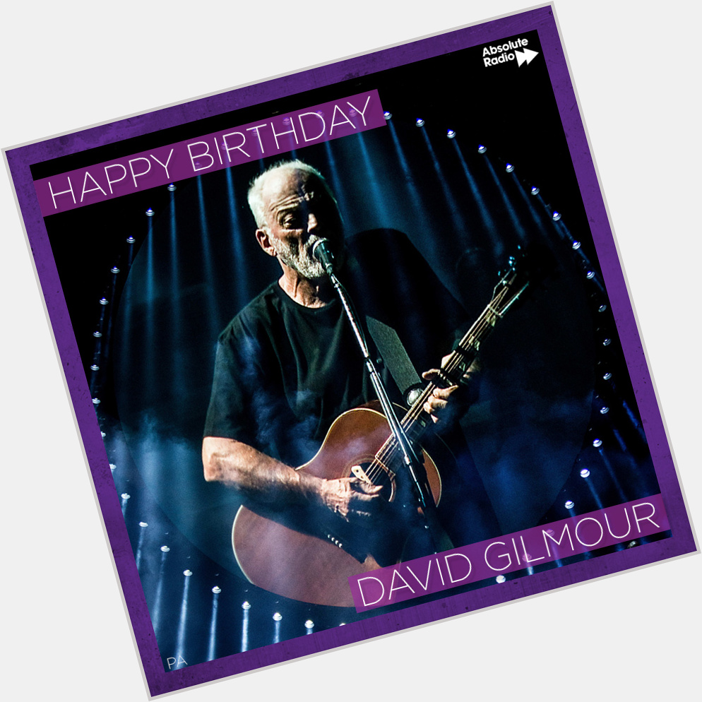 Happy birthday David Gilmour! What\s your favourite track? 