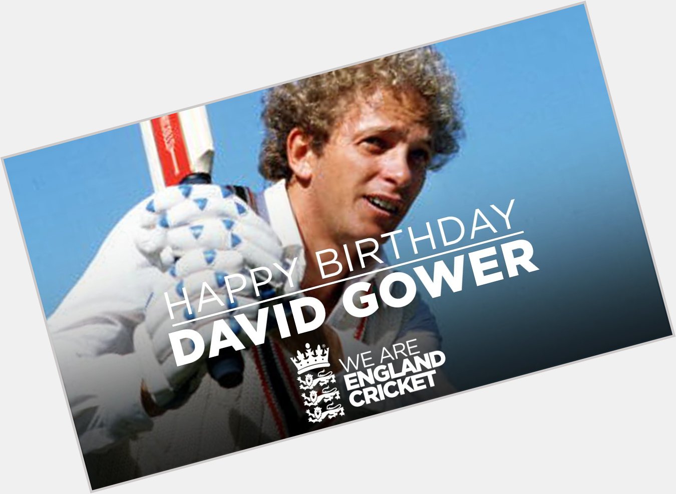 Happy Birthday David Gower! 