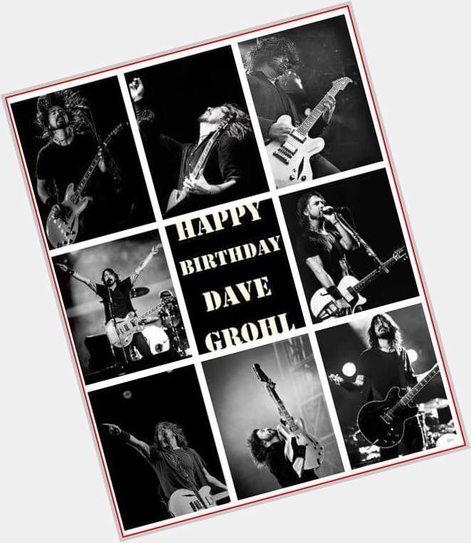 Happy birthday to the rock god that is David Grohl!!! Adore you!! 