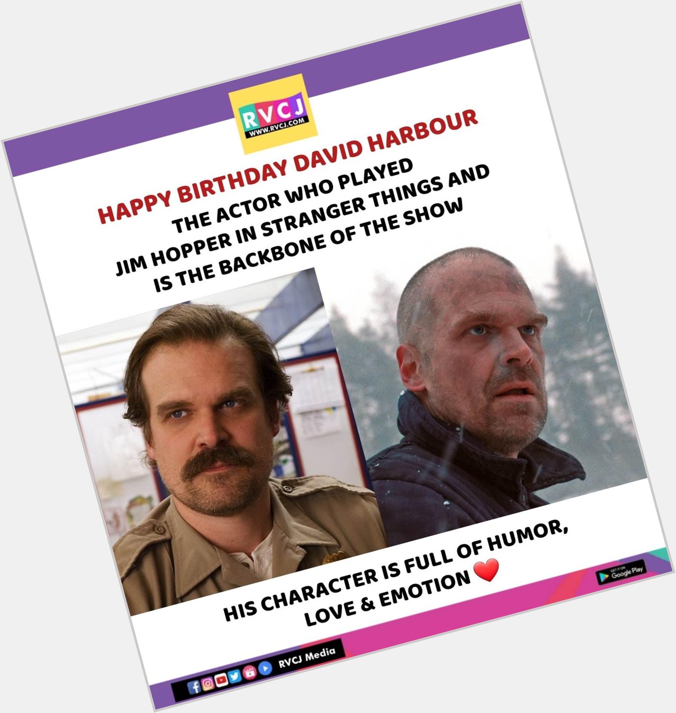 Happy Birthday David Harbour!      