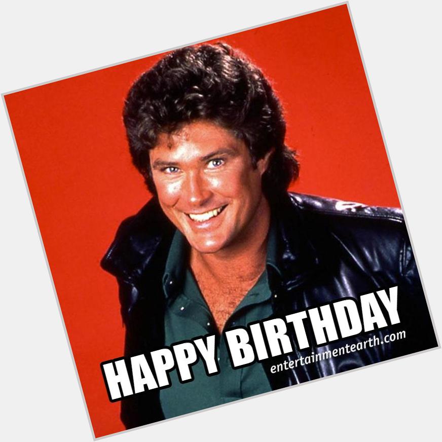 Happy 63rd Birthday to David Hasselhoff of Knight Rider ! Shop Collectibles:  