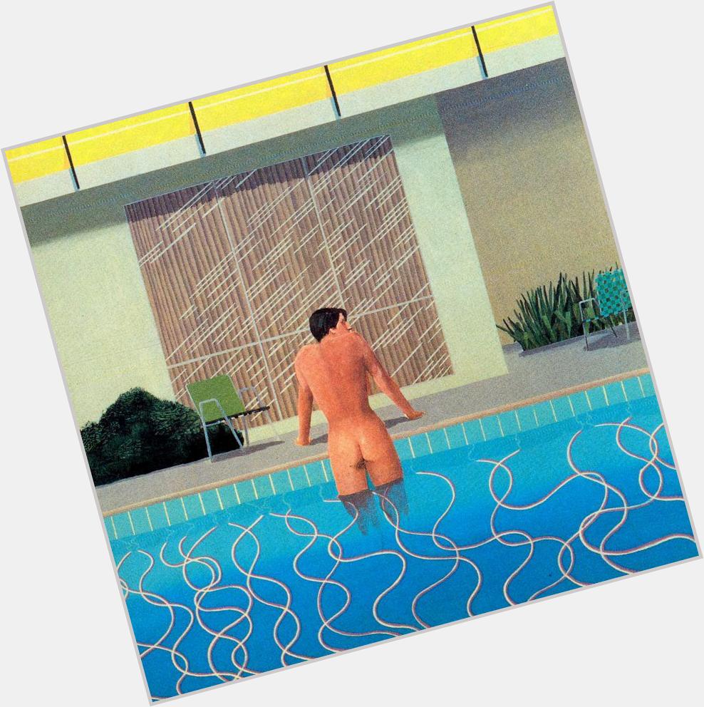 Happy 78th birthday to one of my favorite artists, David Hockney! (Peter Getting Out of Nick\s Pool, 1966). 