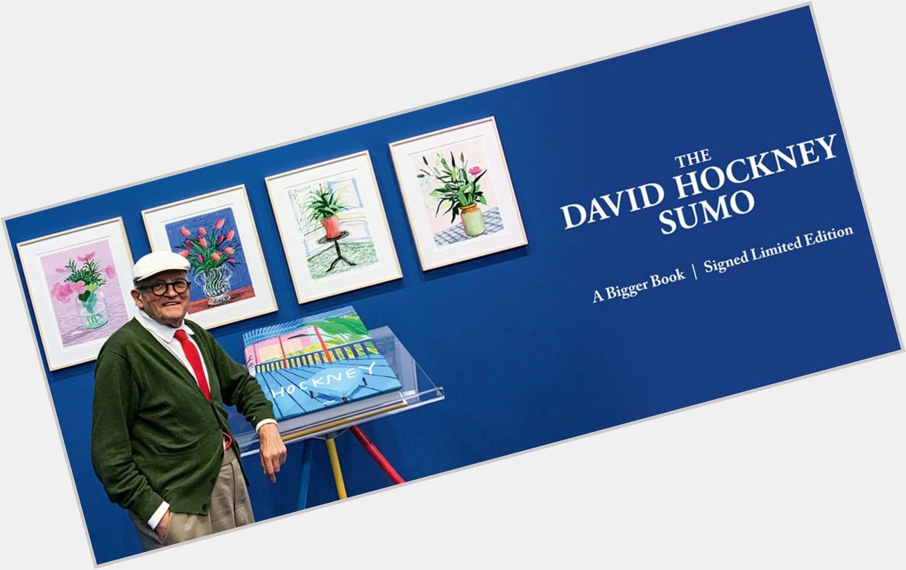 Happy Birthday to the wonderful Mr David Hockney 
