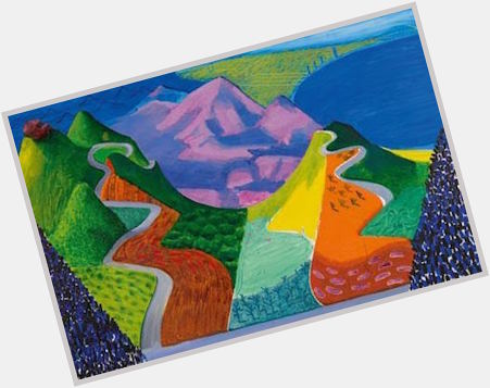 Happy birthday to ARTist David Hockney!  