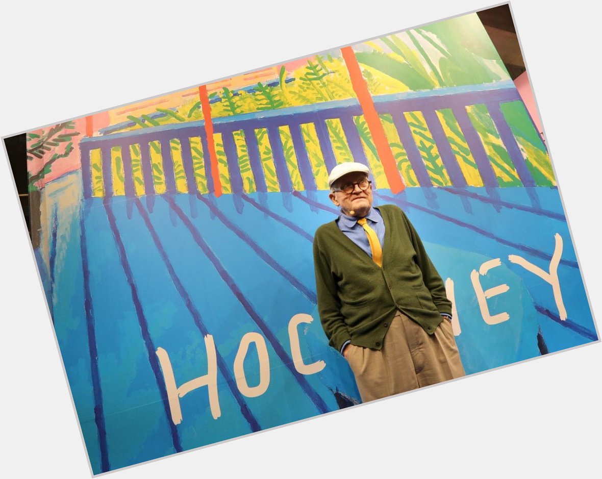 Happy 80th birthday to this guru, David Hockney. 