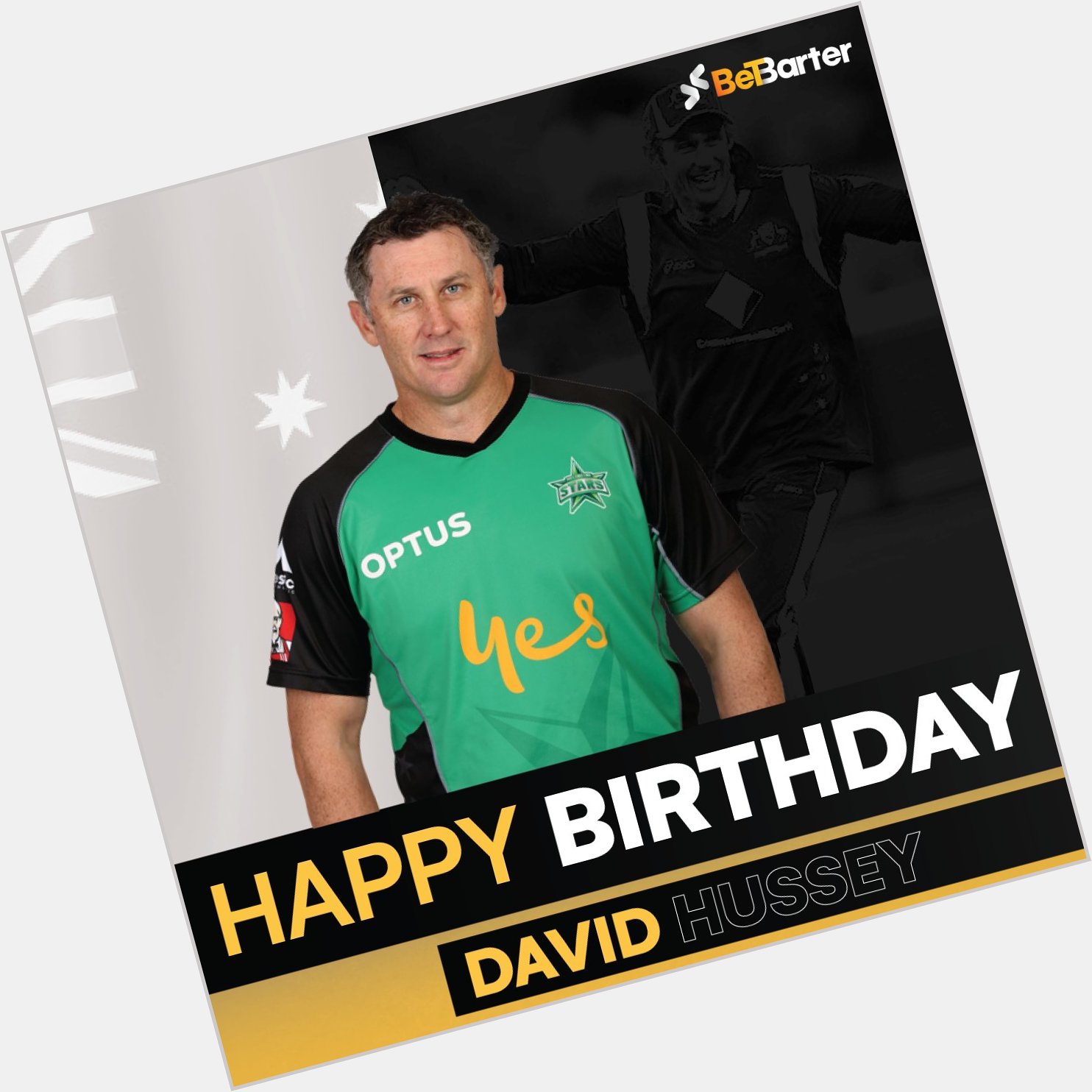 Here\s wishing David Hussey a very Happy Birthday.     