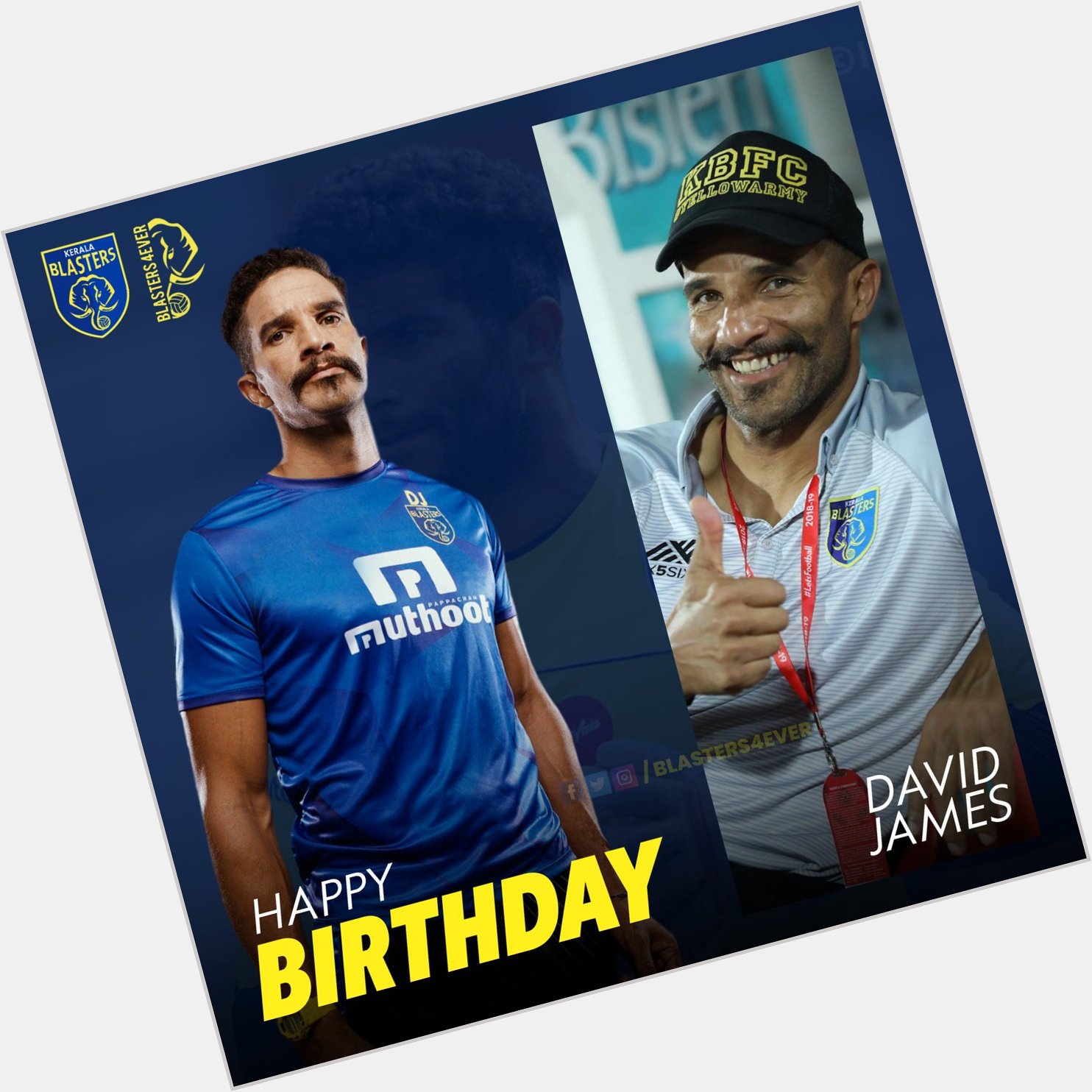 Here is wishing a happy birthday to David James!      