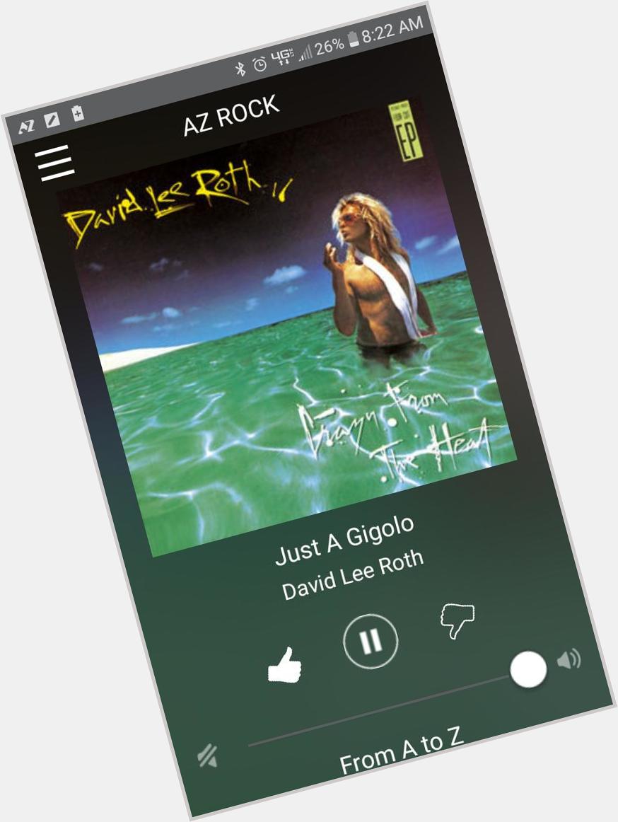 Estoy escuchando Just A Gigolo de David Lee Roth por AZ Rock Radio. Happy Bday 2 Me! 