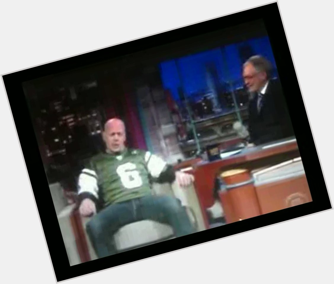 Funny clip from the David Letterman Show, Happy Birthday Bruce Willis  