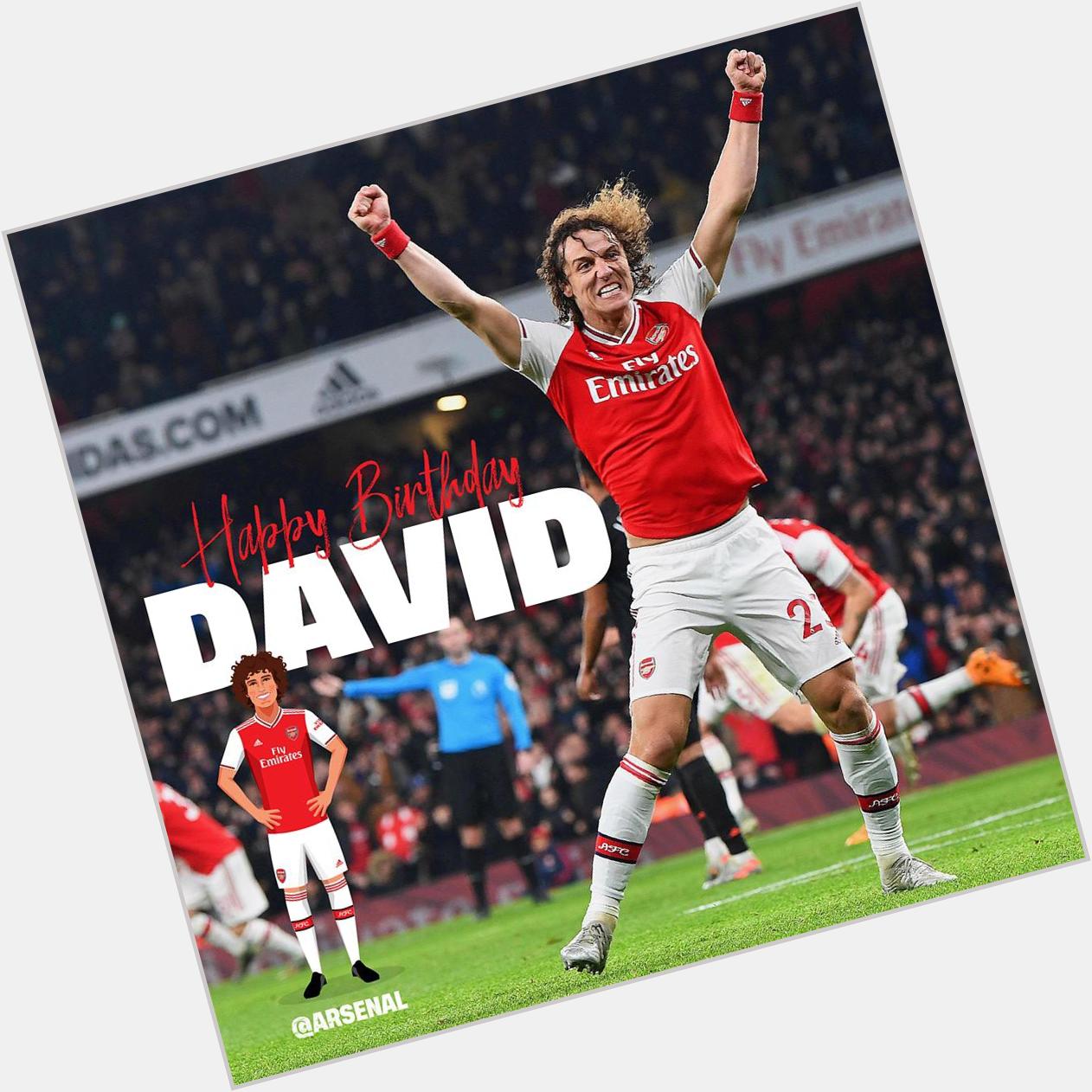 Undoubtedly a great addition to Arsenal\s defense. Happy birthday David Luiz 