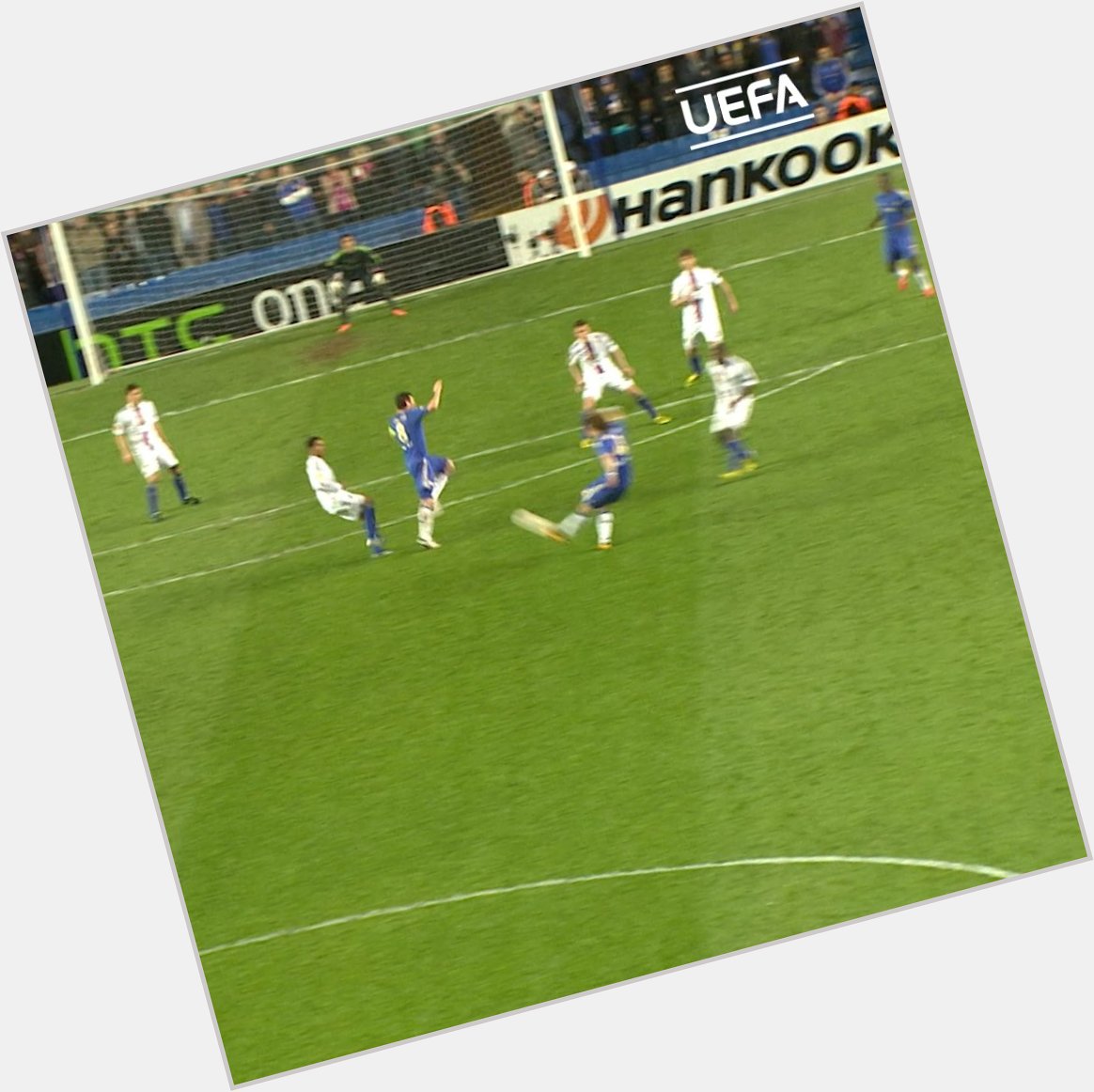 EuropaLeague: David Luiz finds the top corner with his \weaker foot\    Happy birthday,  