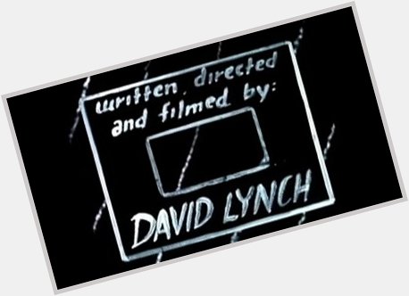 Happy birthday to the Legendary David Lynch. 
