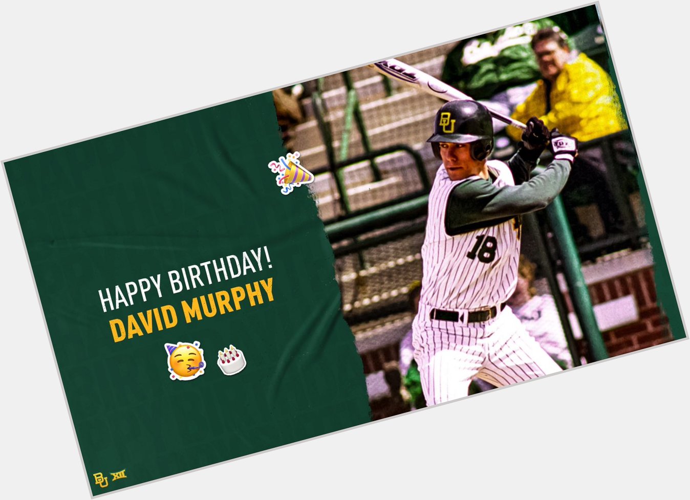 BaylorAthletics: Happy birthday to alum and 2003 MLB Draft pick, David Murphy!  