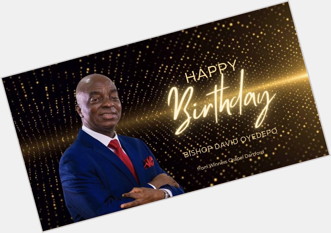 I pray for fresh grace upon your life. 

Happy birthday, Bishop David Oyedepo. 

Thank you for all you do! 
