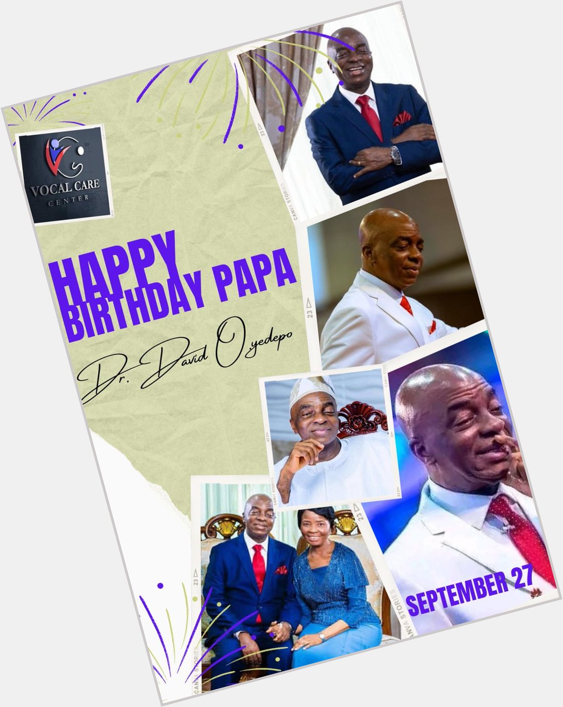 Papa happy birthday Sir!

Bishop David Oyedepo

We love and honor you Sir. 