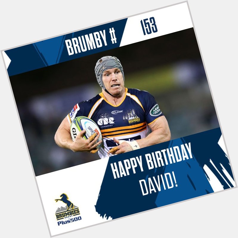 Happy Birthday to Plus500 Brumbies flanker David Pocock! 