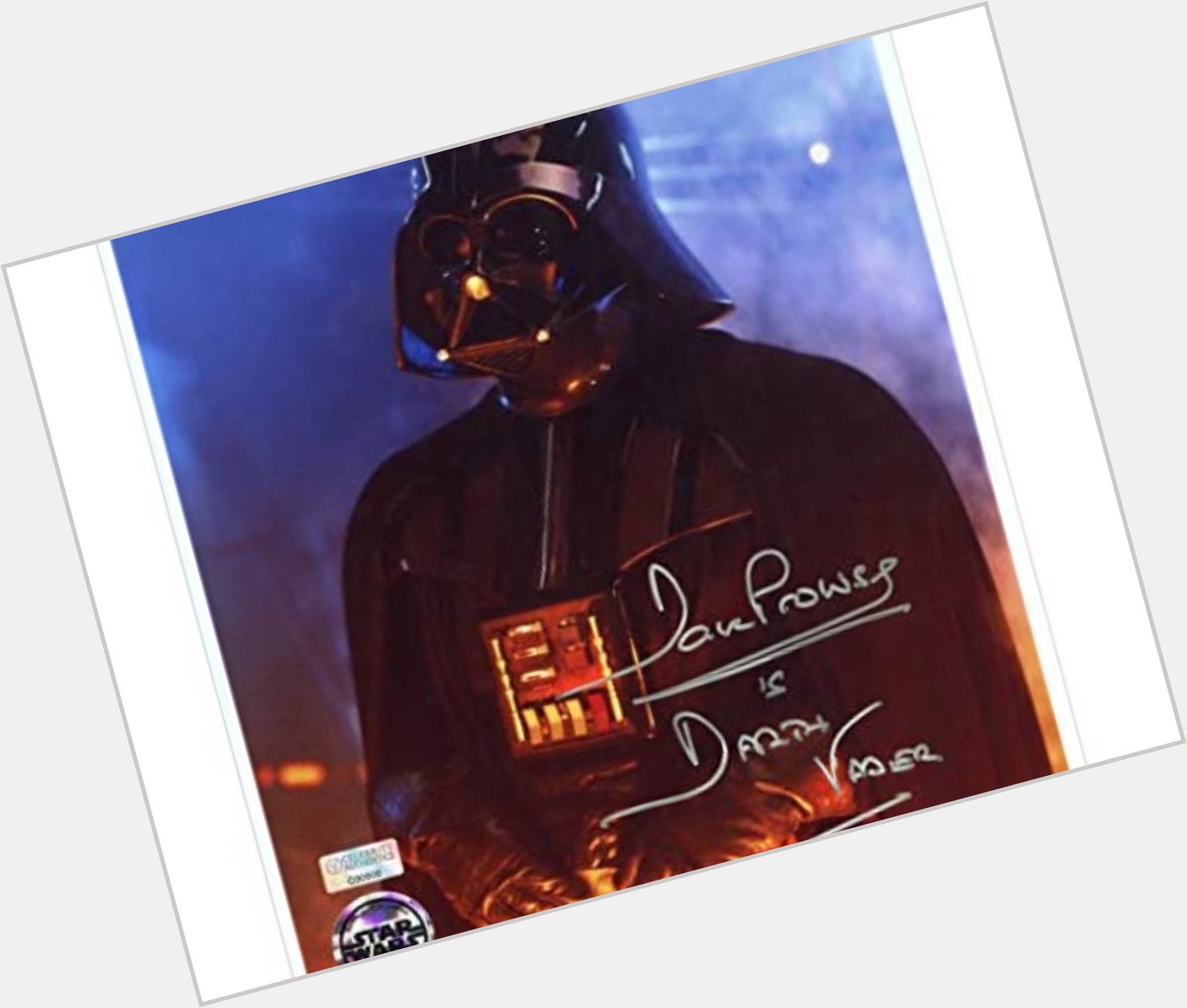  David Prowse Is Darth Vader Happy Birthday 