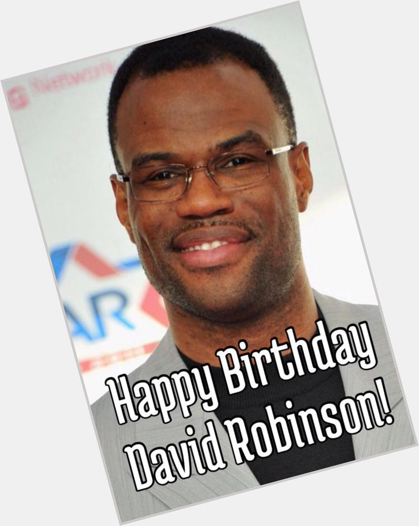 Happy Birthday
David Robinson! 