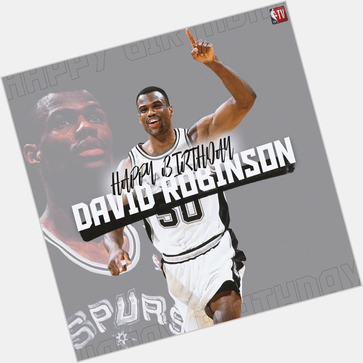 To help us wish the 1995 MVP, 2x champion and 10x All-Star, David Robinson a Happy Birthday! 