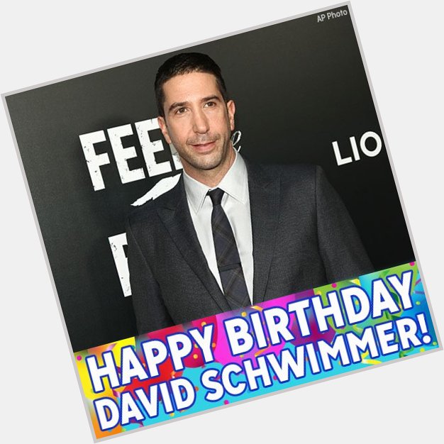 Happy birthday to actor and NYC native David Schwimmer! 