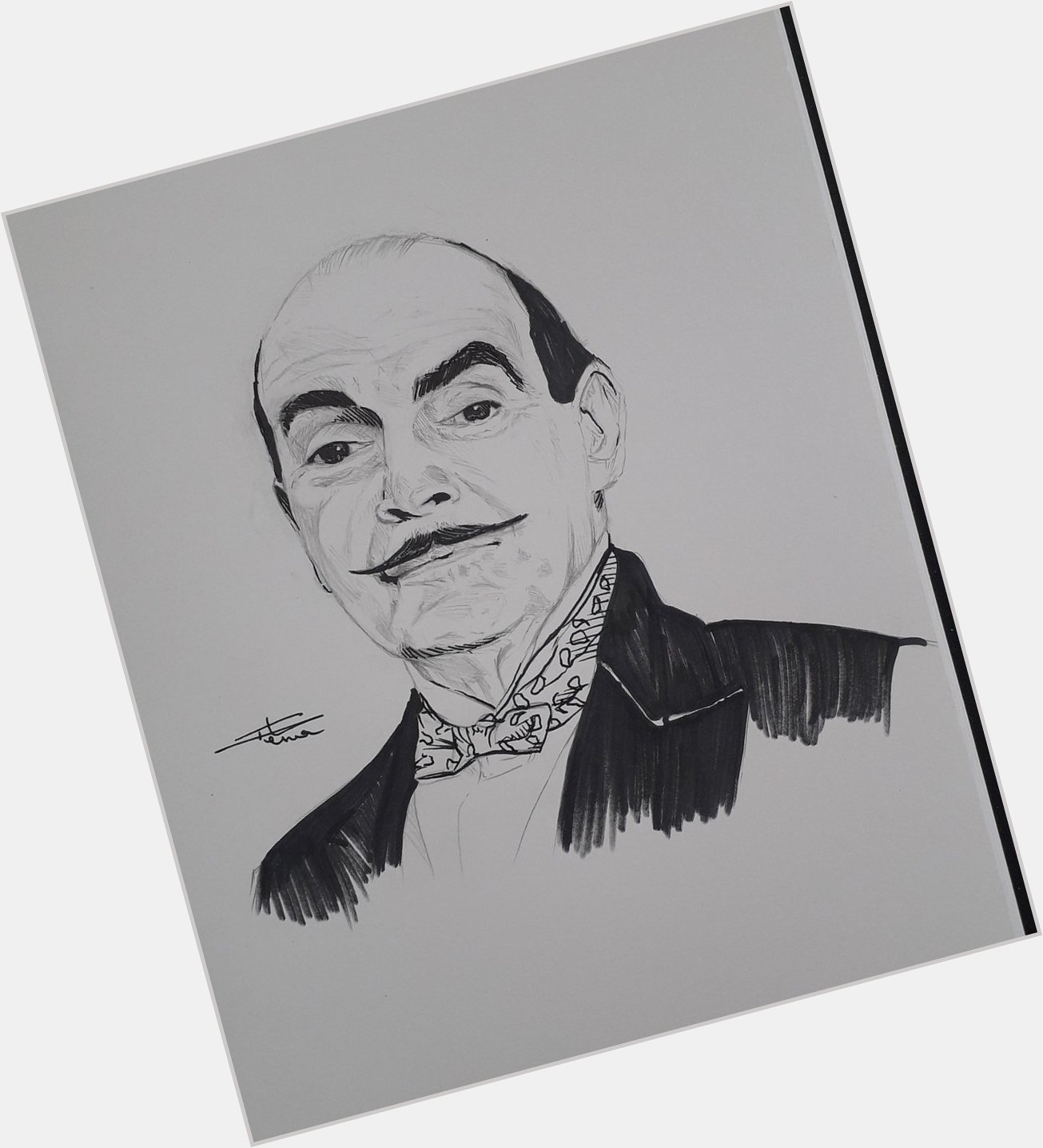 Croquis 95 as Hercule Poirot Happy Birthday to 