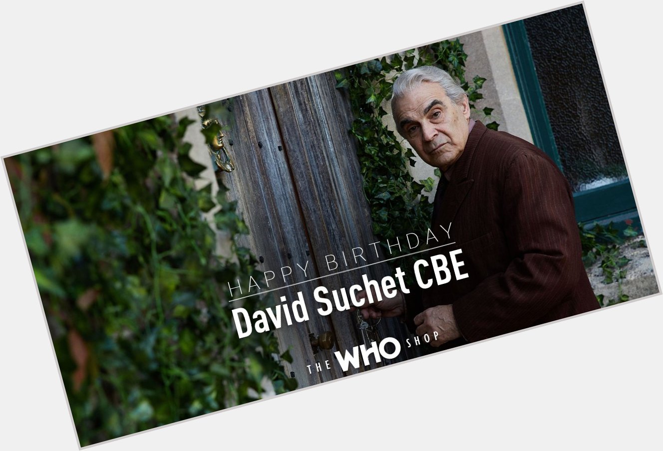 Happy 75th Birthday David Suchet CBE who played The Landlord in \Knock Knock\ 